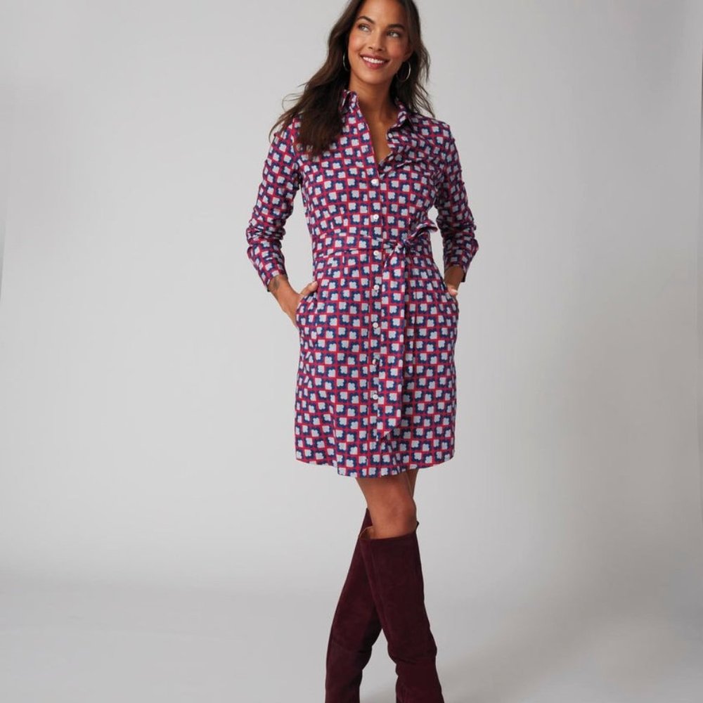 UNTUCKit Stretch Cotton Sydney Shirtdress (10)
